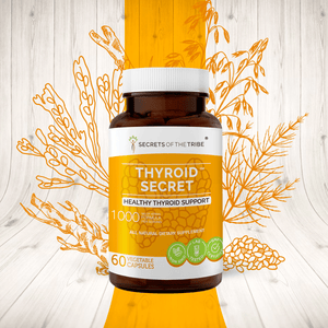 Secrets Of The Tribe Thyroid Secret Capsules. Healthy Thyroid Support buy online 