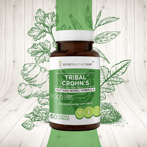 Secrets Of The Tribe Tribal Crohn's Capsules. Gut and Bowel Formula buy online 