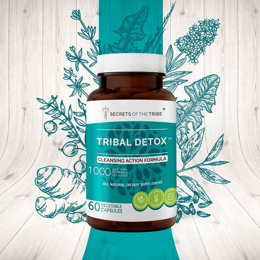 Secrets Of The Tribe Tribal Detox Capsules. Cleansing Action Formula buy online 