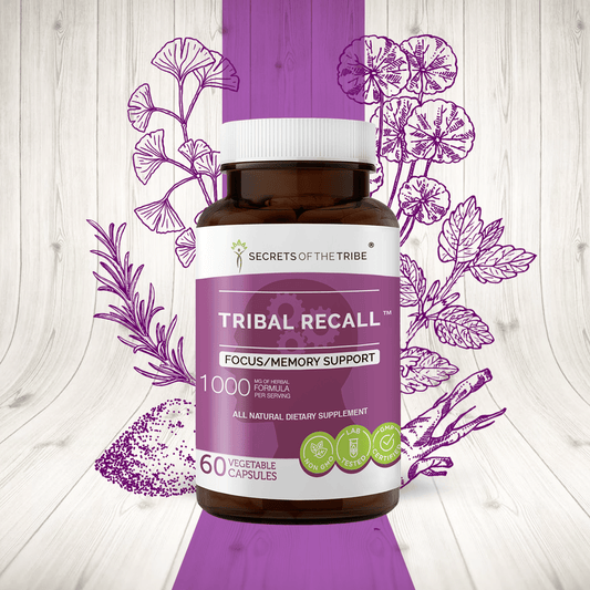 Secrets Of The Tribe Tribal Recall Capsules. Memory Support buy online 