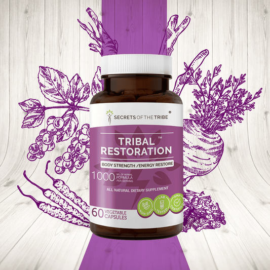 Secrets Of The Tribe Tribal Restoration Capsules. Body Strength /Energy Restore buy online 