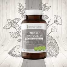 Load image into Gallery viewer, Secrets Of The Tribe Tribal Tranquility Capsules. Nerve Calming Formula buy online 