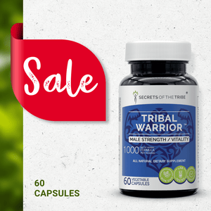 Secrets Of The Tribe Tribal Warrior Capsules. Male Strength / Vitality buy online 