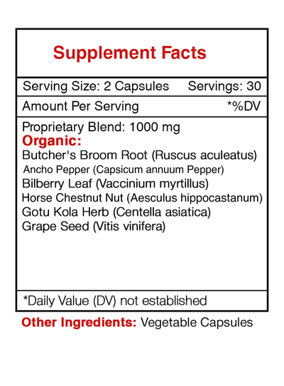 Buy Varicose Vein Capsules. Healthy Legs Support online - Secrets Of The Tribe
