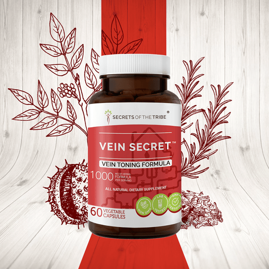 Secrets Of The Tribe Vein Secret Capsules. Vein Toning Formula buy online 