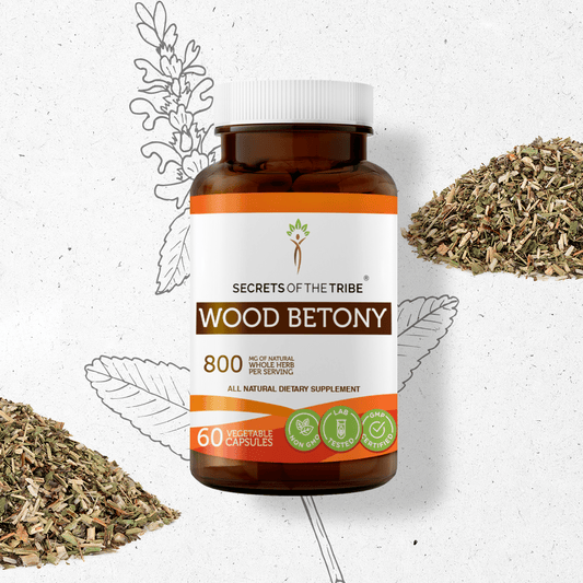 Secrets Of The Tribe Wood Betony Capsules buy online 