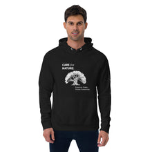 Load image into Gallery viewer, Secrets Of The Tribe Black Eco Raglan Hoodie “Care for Nature” buy online 